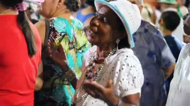 Bom Jesus Lapa Bahia Brasil Agosto 2014 Religiosos Participan Peregrinación — Vídeo de stock