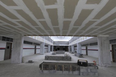 itabuna, bahia, brazil - may 9, 2023: Construction of full-time public school in the city of Itabuna in southern Bahia.