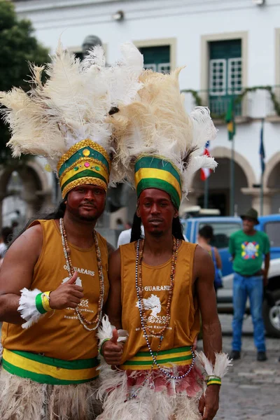 Salvador Bahia Brezilya Temmuz 2022 Bahia Nın Bağımsızlığı Onuruna Dois — Stok fotoğraf