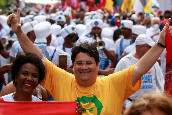 Salvador Bahia Brezilya Temmuz 2022 Bahia Bağımsızlığı Onuruna Dois Julho — Stok fotoğraf