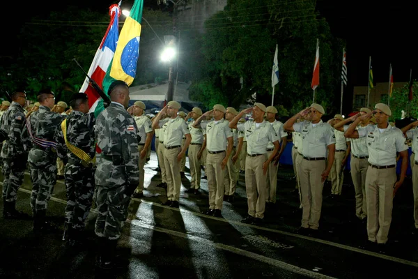 Salvador Bahia Braziliaans Mei 2022 Bahia Militaire Politie Diploma Uitreiking — Stockfoto