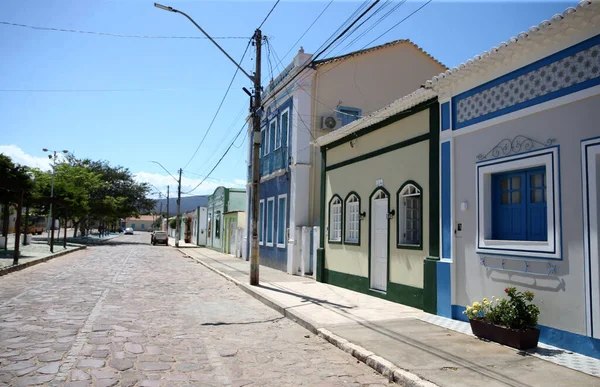 イスラエル バービア ブラジル 2023 シャパダ ディアマンティーナ地域のシュトゥカルプの町の植民地様式の住居の眺め — ストック写真