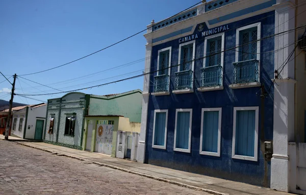 Ituacu Bahia Brasil Agosto 2023 Visão Das Residências Estilo Colonial — Fotografia de Stock