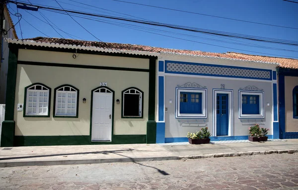 Ituacu Bahia Brasil Agosto 2023 Vista Las Residencias Estilo Colonial — Foto de Stock