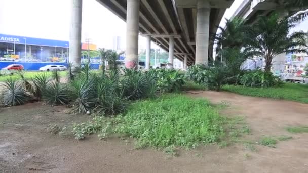 살바도르 바이아 브라질 2024년 살바도르 도시의 Rotula Abacaxi의 비아두트 시스템 — 비디오