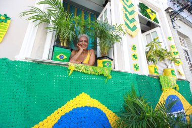 salvador, bahia, brazil - july 2 2024: festivities on july 2 commemorating the independence of Brazil in Bahia clipart