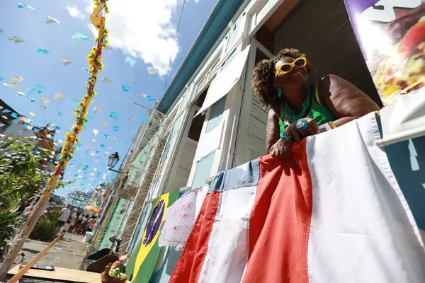 stock image salvador, bahia, brazil - july 2 2024: festivities on july 2 commemorating the independence of Brazil in Bahia