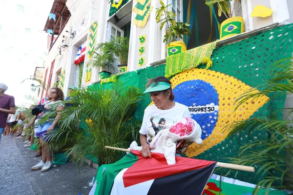 stock image salvador, bahia, brazil - july 2 2024: festivities on july 2 commemorating the independence of Brazil in Bahia