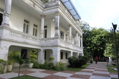 Salvador, Bahia, Brezilya - 20 Mayıs 2022: Salvador 'daki Palacete das Artes Müzesi.