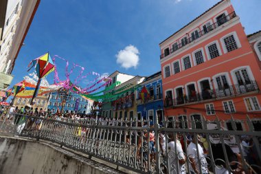 Salvador, Bahia, Brezilya - 2 Temmuz 2024: Bahia 'da Brezilya' nın bağımsızlığının anıldığı 2 Temmuz kutlamaları