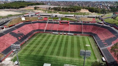 Salvador, Bahia, Brezilya - 11 Eylül 2024: Manuela Barradas Stadyumu - Barradao - Salvador şehri.