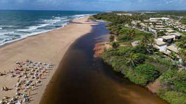 Mata de sao joao, bahia, brrazil - 9 Eylül 2024: Bahia 'nın kuzey kıyısındaki Imbassai bölgesi manzarası.