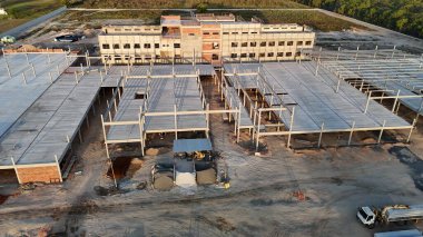 Alagoinhas, Bahia, Brezilya - 25 Ekim 2024: Alagoinhas Bölge Hastanesi 'nin inşaatı.