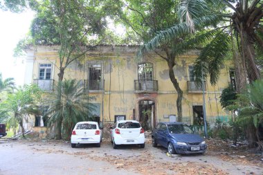 salvador, bahia, brazil - december 30, 2024: ruins of the mansion of Solar Boa Vista in the city of Salvador. clipart