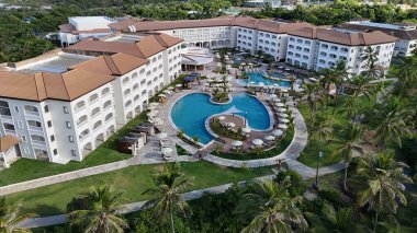 Mata de sao joao, bahia, brrazil - 19 Mart 2025: Bahia 'daki Costa da Sauipe Otel kompleksindeki Sol Grand Premium Oteli