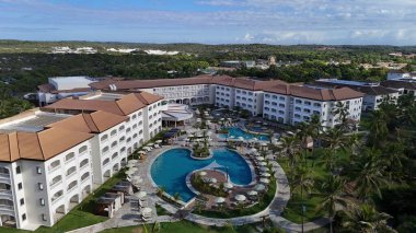 Mata de sao joao, bahia, brrazil - 19 Mart 2025: Bahia 'daki Costa da Sauipe Otel kompleksindeki Sol Grand Premium Oteli