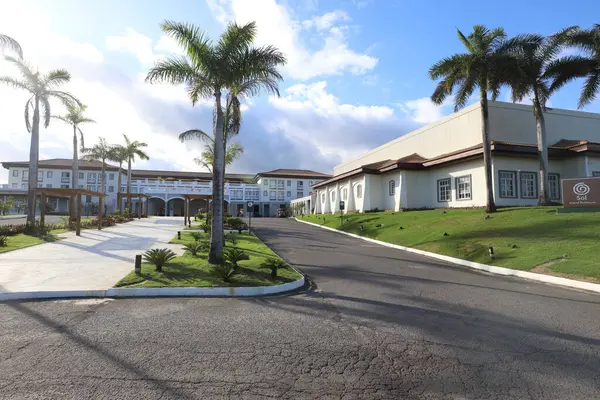Mata de sao joao, bahia, brrazil - 19 Mart 2025: Bahia 'daki Costa da Sauipe Otel kompleksindeki Sol Grand Premium Oteli