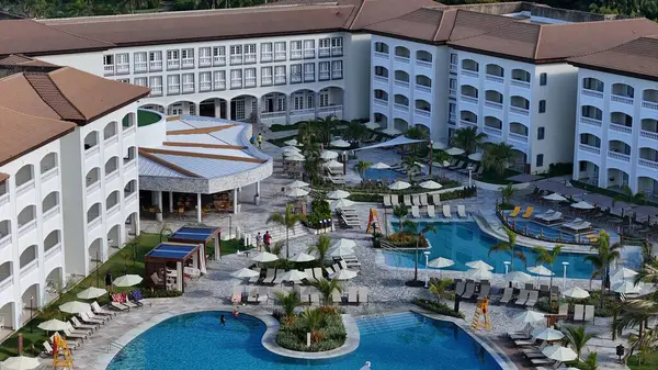 Mata de sao joao, bahia, brrazil - 19 Mart 2025: Bahia 'daki Costa da Sauipe Otel kompleksindeki Sol Grand Premium Oteli