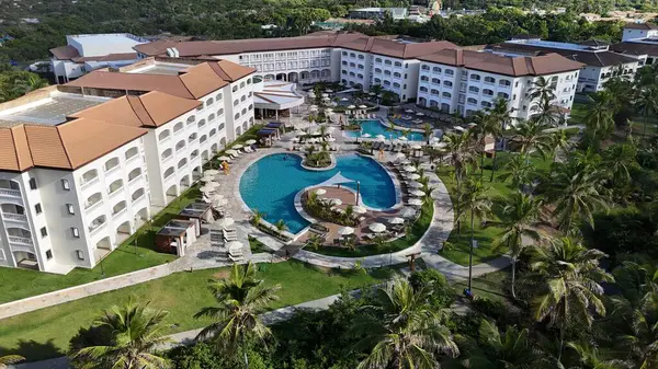 Mata de sao joao, bahia, brrazil - 19 Mart 2025: Bahia 'daki Costa da Sauipe Otel kompleksindeki Sol Grand Premium Oteli