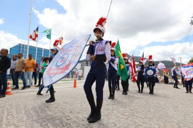 Ruy Barbosa, Bahia, Brezilya - 10 Aralık 2023: Bahia 'daki Ruy Barbosa şehrinde bando gösterisi.