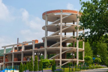 Yeni bir gökdelen inşaatı.