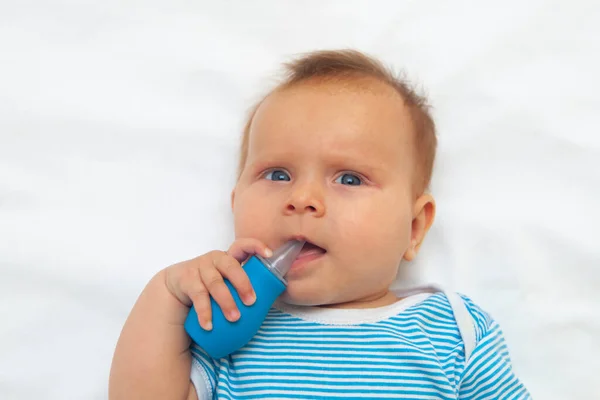Χαριτωμένο Μωρό Μπλε Clyster — Φωτογραφία Αρχείου
