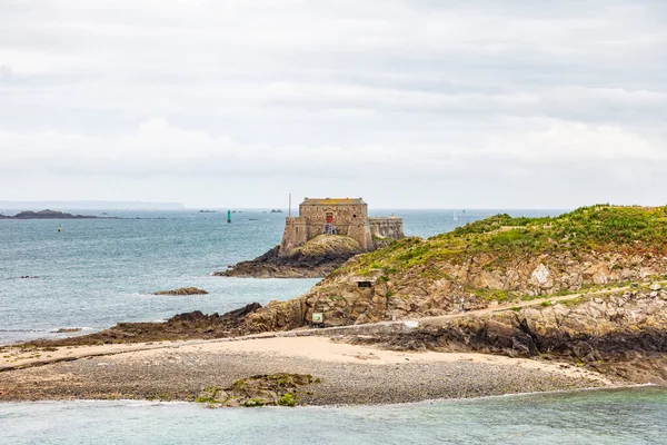 Petit Fort Zbudowany Saint Malo Francja — Zdjęcie stockowe