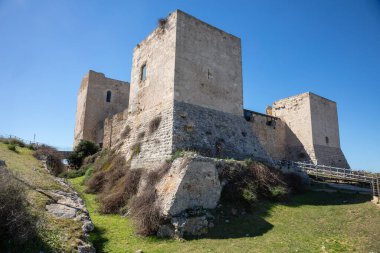 Eski kale, Castello di San Michele Cagliari, Cagliari, Sardunya, İtalya