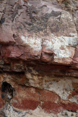 Kırmızı kayalar, sardunya adası, İtalya