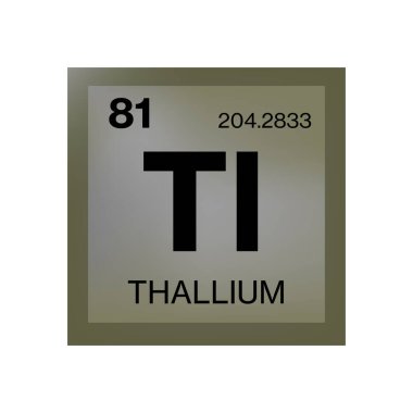 Periyodik tablodan talyum ögesi