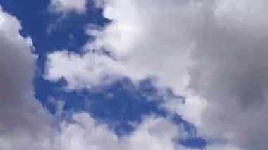 Cloudscape timelapse shot from low angle