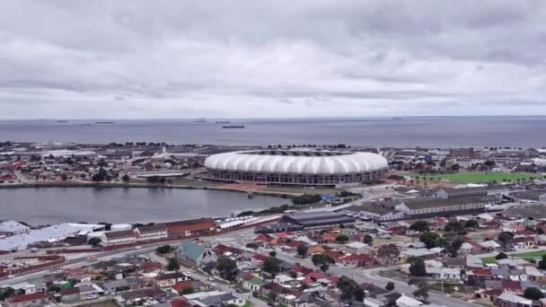 Gqeberha South Africa February 2023 Nelson Mandela Bay Stadium Built — Vídeos de Stock