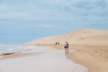 El değmemiş sahil manzarası