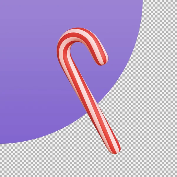 Weihnachtszauber Zuckerbonbons Für Kinder Weihnachten Illustration Mit Clipping Pfad — Stockfoto