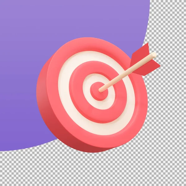 Arrows Shot Center Target Marketing Analysis Concept Business Goals Illustration — Stock Photo, Image