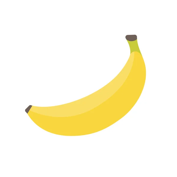 Wektor Bananów Żółty Owoc Dla Zdrowia Wegetariańskiego — Wektor stockowy