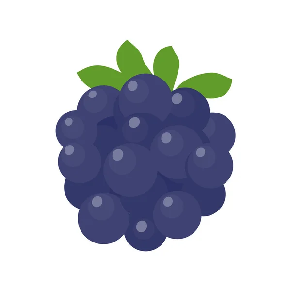 Blaubeerenvektor Frische Beeren Gesunde Früchte Enthalten Antioxidantien — Stockvektor