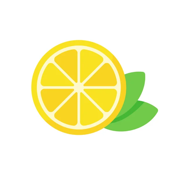 Saure Gelbe Zitrone Zum Kochen Und Zitronensaft — Stockvektor