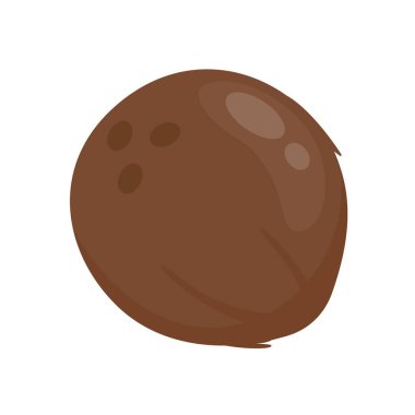 Yarım hindistan cevizi. Yazın ferahlamak için içilmesi popüler meyveler..