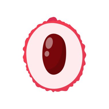 Kırmızı liçi vejetaryenler için sağlıklı tatlı meyve