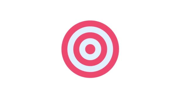 Arrow Hits Target Marketing Ideas Business Growth — Stock Video
