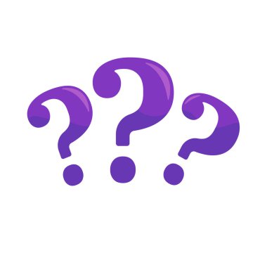 speech bubbles with question marks doubt concept problem solving