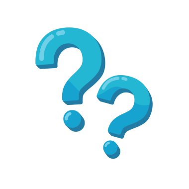 speech bubbles with question marks doubt concept problem solving