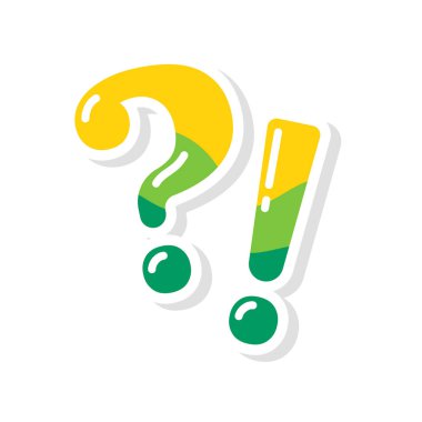 exclamation mark on quote text box surprise concept