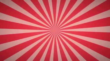 Güneş patlaması radyasyon çizgi filmi. Yaz retro patlamış güneş ışınları