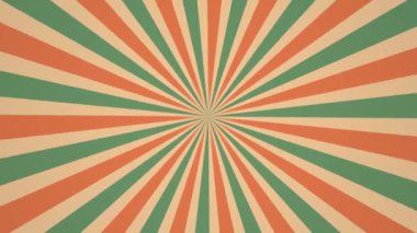 Güneş patlaması radyasyon çizgi filmi. Yaz retro patlamış güneş ışınları