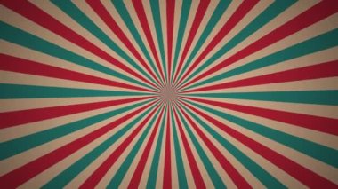 Güneş patlaması radyasyon çizgi filmi. Yaz retro patlamış güneş ışınları