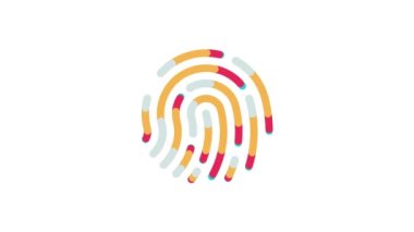 Kimlik doğrulaması için taranmış parmak izi parmak izi veri şifrelemesi