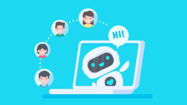 Akıllı robotlarla otomatik yanıt sistemi bilgi sağlar ve sorunlu müşterilere yardım eder
