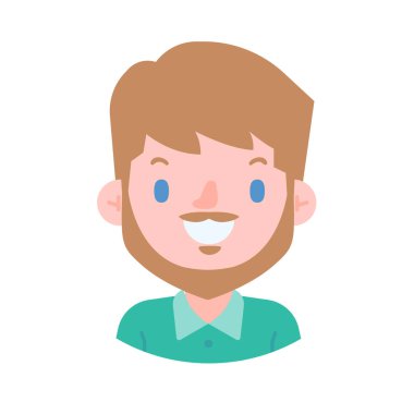 Farklı milletlerden erkek ve kadınların genç yüzlü Avatar resimleri.